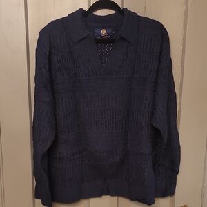 Knit Sweater Top Mens